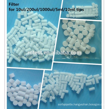 Disposable 1000ul/1ml pipette tips filter